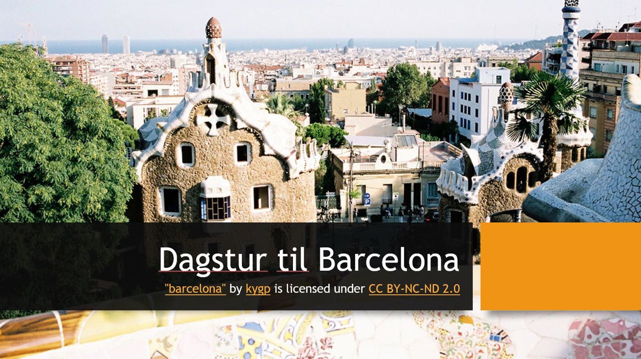 Dagstur til Barcelona