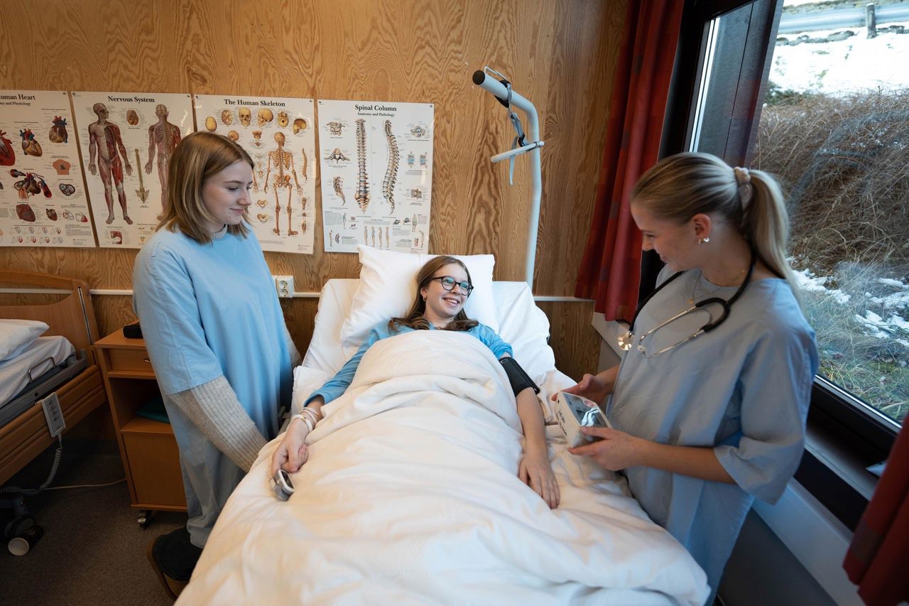 Trening på pleie av pasientar